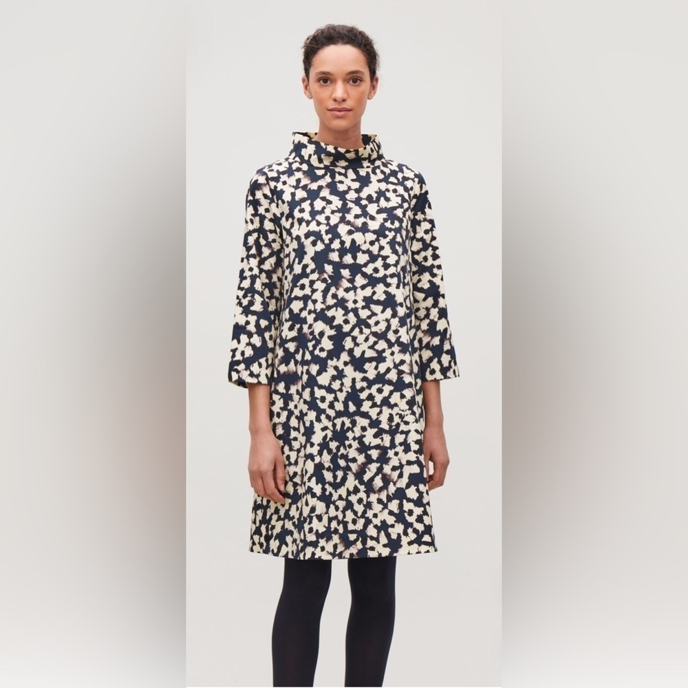 COS The Stand Up Collar Dress